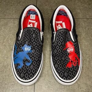 Men’s Vans Slip On Krooked By Natas For Ray Barbee 6.5 UK 5.5 SEE DESCRIPTION